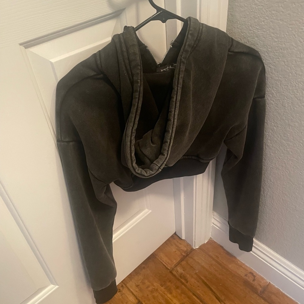 Emory Park Black Casual Hoodie - Picture 2 of 3